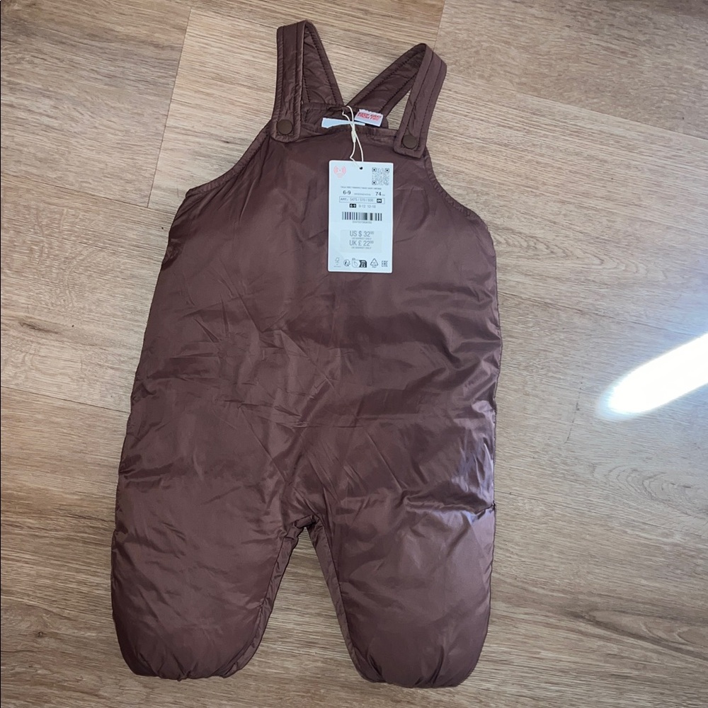 Zara Brown Kids snow One Piece Bodysuit